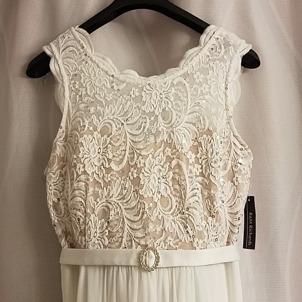 Lace & Sequined Gown